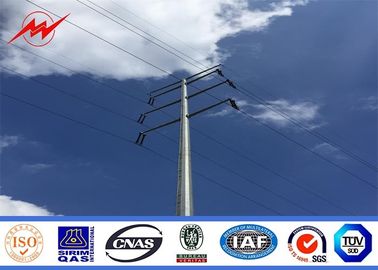 China 138KV octagonal galvanization electrical power pole for electrical transmission supplier
