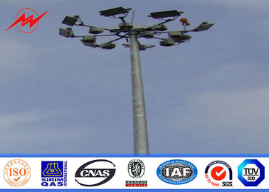 China Airport 30M HDG High Mast Pole with double lantern panel for 100 square meters stadium lighting supplier
