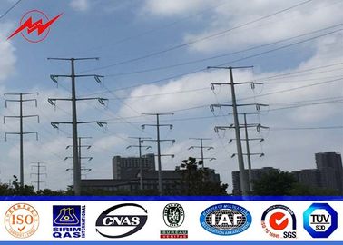 China 8M multisided 300kg load 3mm thickness Steel Utility Pole for Pakistan SPA Electricity project supplier