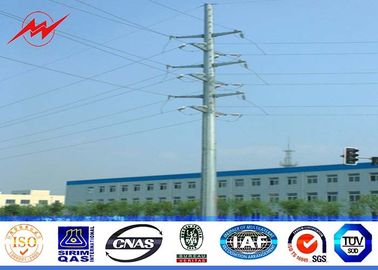 China 8sides 35ft 110kv Steel Utility Pole for transmission power line with single arm supplier