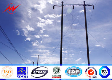 China Professional Grade Three 128kv electric Steel Utility Pole 65ft 1000kg load supplier