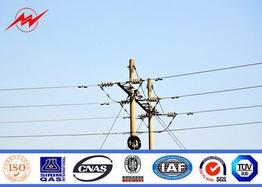 China Electrical Transmission Towers 13m 2500dan Octagonal Single Circuit Electrical Utility Poles supplier