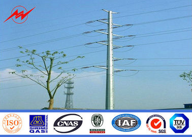 China 11.8m 2.5kn Load Electrical Power Pole 90% Welding Surface Treatment supplier