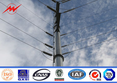 China 12m Electrical Steel Utility Pole For 132kv Transmission Power Line supplier