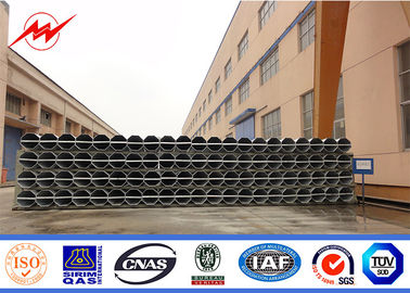 China Transmission Line Electrical Power Pole 8m 2.5KN S500MC AWS D 1.1 Galvanized Steel supplier