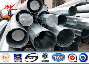 China 11kv - 550kv Steel Tubular Pole With Galvanization Surface Treatment supplier