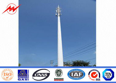 China Communication Distribution Mono Pole Tower Customized Tapered 90 FT - 100 FT supplier