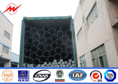 China 17M 1200DAN Power Transmission / Distribution Galvanized Steel Pole AWS D1. Load supplier