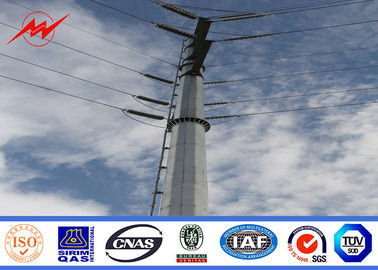 China Medium Voltage Power Transmission Poles For 69 kv Transmission Line Project supplier