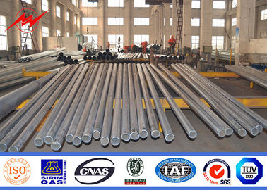 China Q235 Steel Utility Pole Electric Telescoping Pole For Electricity Transmission supplier