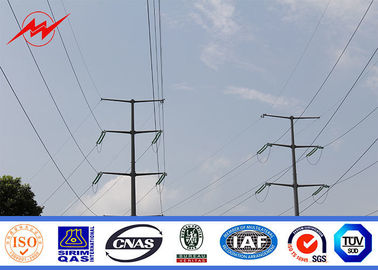 China Tapered Conical Power Distribution Poles For Electrical Distribution Line supplier