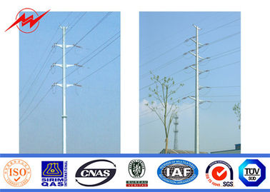 China 800Dan Octagonal Electrical Power Poles , Hot Dip Galvanized Power Distribution Poles supplier