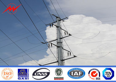 China 35FT NEA Standard Steel Power Pole , Metal Utility Poles For 69kv Transmission Line supplier