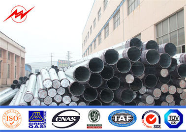 China 10m 11m 12m 15m Class2 Class3 Steel Power Pole S500MC With Galvanization supplier