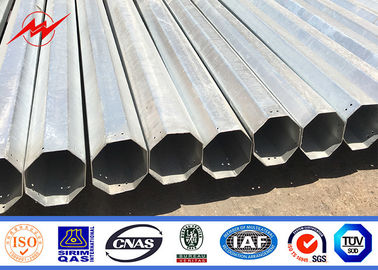 China 30ft 35ft 40ft Electrical Power Pole Hot Dip Galvanized Steel For Distribution supplier