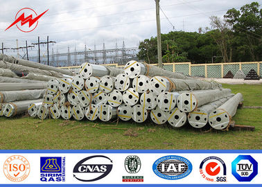 China 45FT 50FT HT Type NGCP Utility Power Poles , Electricity Distribution Steel Tubular Pole supplier