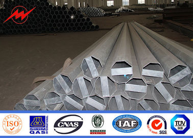 China 27.5m 40kn Galvanised Light Pole Transmission Tubular Steel Pole High Voltage supplier