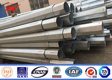 China 10mm Galvanized Steel ASTM A36 Utility Power Poles supplier
