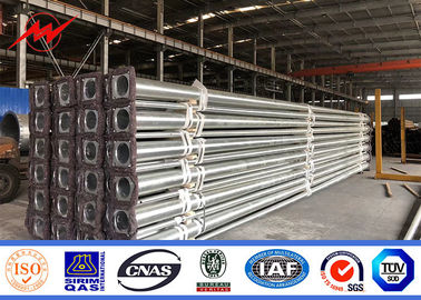 China 12m Galvanized Steel Round Octagonal Street Light Poles For Area Lighting supplier