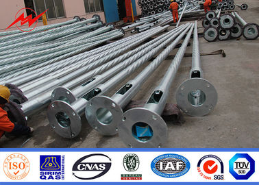 China 6m Flange 2.75mm Street Light Steel Pole supplier