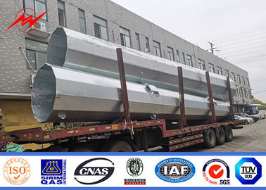 China 69kv 138kv 220kv Overhead Utility Power Poles For High Voltage Electrical Line Project supplier