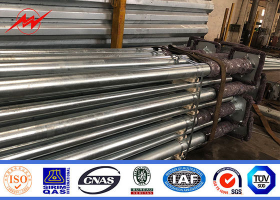 China Hot Dip Galvanized 25ft 100ft Power Transmission Poles supplier
