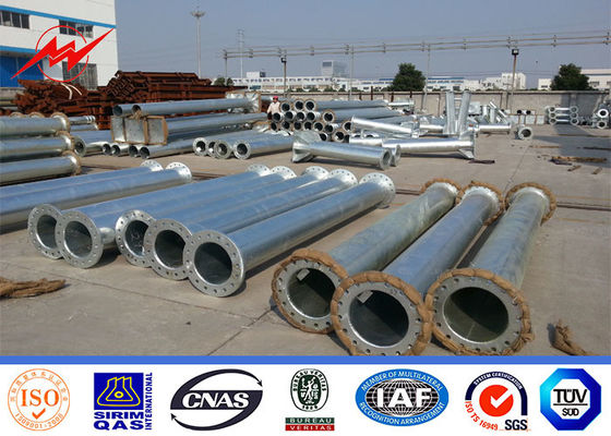 China 15m 17m 20m Power Transmission Poles Hot Dip Galvanized Electric Lines Steel supplier
