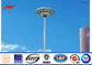 Conical Painting 35M  High Mast Pole for Seaport Lighting with Winch supplier