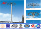 HDG galvanized Power pole High Mast Pole with 400w HPS lanterns supplier