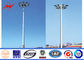 Round Power pole 110KV energy High Mast Pole steel metal Material supplier