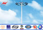 Round Power pole 110KV energy High Mast Pole steel metal Material supplier