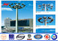 High strength Anti-corrosion Coating High Mast Pole with 400w HPS lights supplier