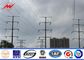 138 KV Transmission Line Electrical Power Pole , Steel Transmission Poles supplier