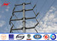 Powder coating 69kv Q345 Steel Utility Pole for electrical power line supplier