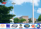 30M 12 lights High Mast Pole with 300kg rasing system for football field supplier