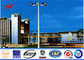 Large outdoor areas 25M High Mast Pole with different head frame type supplier