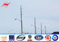 Round 30FT 69kv Steel utility Pole for Power Distribution Transmission Line supplier