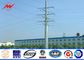 10M 2.5KN Steel Utility Pole Q345 material for Africa Electicity distribution power with galvanization supplier