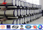 Conical 10M Steel Tubular Pole For 110kv Power Distribution Transmission Line supplier