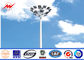 Single Side Lighting 35M HDG High Mast Park Light Pole with 6 Lamps supplier