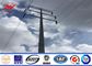 132KV Medium Voltage Galvanized Transmission Line Pole Anti Rust 3-15m supplier