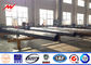 220kv High Voltage 3mm Thickness Octagonal Galvanized Steel Pole supplier