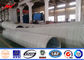 Gr50 8mm 70 FT Steel Electrical Power Pole With Galvanization Painting supplier