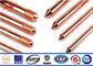 Power Transmsion Copper Ground Rod , Copper Coated Ground Rod supplier