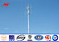 46m Grade 355 Steel Mobile Telephone Masts ASTM A 123 supplier