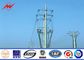 132 Kv Utility Pole Hot Dip Galvanized Steel Poles 3mm Thickness supplier
