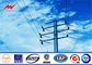 9m 11m Electrical Power Pole Street Light Poles For Africa Power Transmission supplier