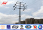 Electrical Power Galvanized Steel Pole for Asian Transmission Project supplier