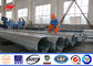 33kv Overhead Line Project Electric Power Pole Galvanised Steel Poles supplier
