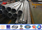 Galvanized steel transmission pole 11m Height 8 sides Sections supplier